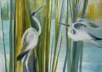 IN THE REEDS by Catherine Thompson at Ross's Online Art Auctions