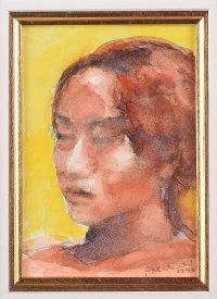 EASTERN GIRL by Paul Wilson at Ross's Online Art Auctions