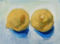 TWO LEMONS by Catherine O'Leary at Ross's Online Art Auctions