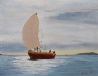 OUT SAILING by Leila Webster at Ross's Online Art Auctions