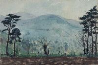 TREES IN A LANDSCAPE by G. Forbes at Ross's Online Art Auctions