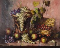 STILL LIFE, FRUIT by Lazaro at Ross's Online Art Auctions