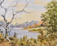 BOG ISLAND, FERMANAGH by Miles W. Gaythwaite at Ross's Online Art Auctions