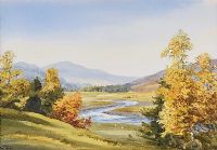 AUTUMN ON THE DEE by Robert Egginton at Ross's Online Art Auctions