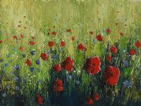 POPPY FIELD by Norman J. McCaig at Ross's Online Art Auctions