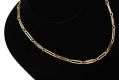 
9CT GOLD FANCY LINK NECKLACE at Ross's Online Art Auctions