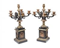 PAIR OF ANTIQUE TABLE LAMPS at Ross's Online Art Auctions
