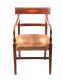 INLAID MAHOGANY SHERATON ARMCHAIR at Ross's Online Art Auctions