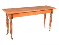 REGENCY WALNUT CONSOLE TABLE at Ross's Online Art Auctions