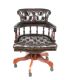 LEATHER CAPTAIN'S CHAIR at Ross's Online Art Auctions