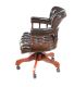 LEATHER CAPTAIN'S CHAIR at Ross's Online Art Auctions