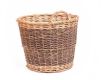 LARGE WICKER LOG BASKET at Ross's Online Art Auctions