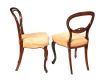 PAIR OF VICTORIAN ROSEWOOD BALLOON BACK OCCASIONAL CHAIRS at Ross's Online Art Auctions