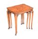 WALNUT NEST OF TABLES at Ross's Online Art Auctions