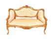 FRENCH STYLE GILT SETTEE at Ross's Online Art Auctions