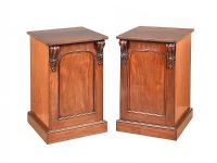 PAIR OF WILLIAM IV MAHOGANY BEDSIDE PEDESTALS at Ross's Online Art Auctions