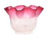 VICTORIAN RUBY GLASS SHADE at Ross's Online Art Auctions