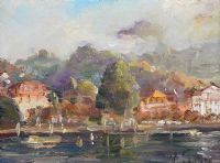 SWISS VILLAGE by Vittorio Cirefice at Ross's Online Art Auctions
