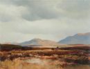 TURF STACKS AND BOGLANDS, CONNEMARA by Maurice Canning Wilks ARHA RUA at Ross's Online Art Auctions