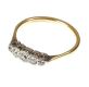 18 CT GOLD, PLATINUM AND DIAMOND RING at Ross's Online Art Auctions