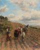 WORKING IN THE FIELD by English School at Ross's Online Art Auctions