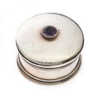 SILVER BOX WITH LID at Ross's Online Art Auctions
