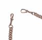 GOLD CURB LINK ALBERT CHAIN at Ross's Online Art Auctions