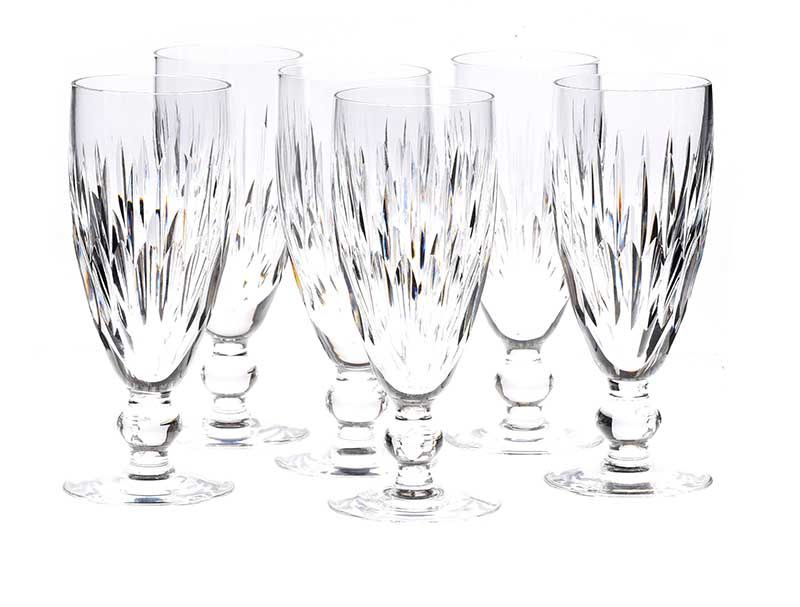 SET OF SIX WATERFORD WINE GLASSES at Ross's Online Art Auctions
