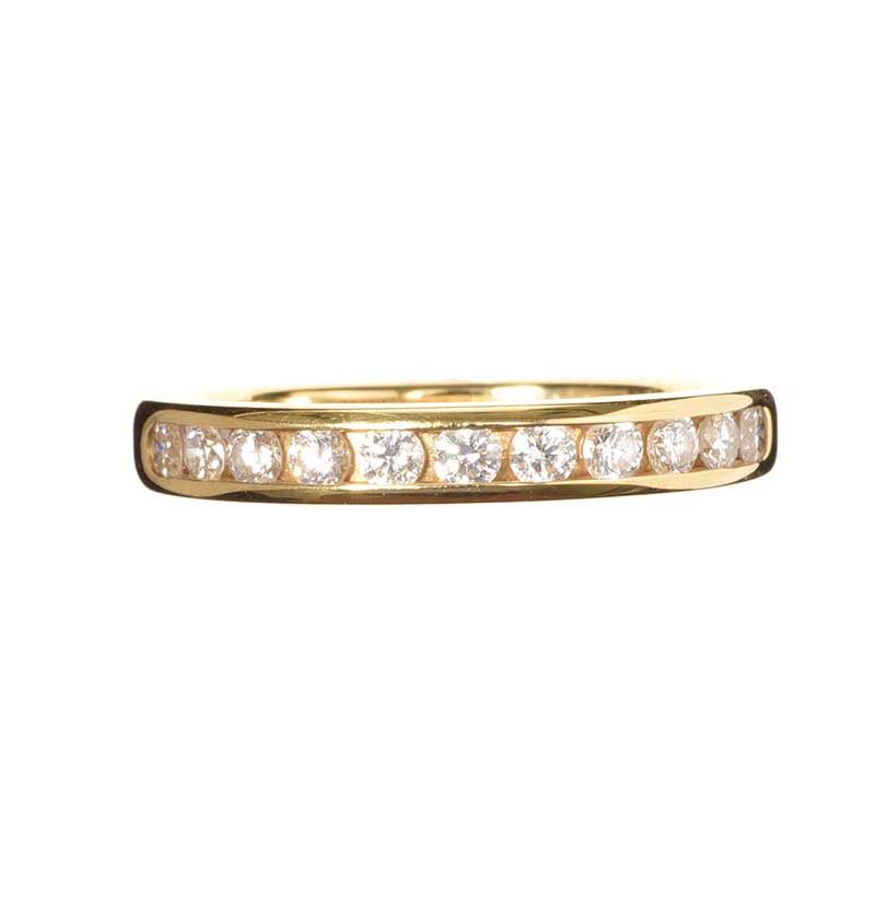 TIFFANY & CO. DIAMOND BAND at Ross's Online Art Auctions