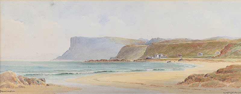 BALLYCASTLE by George W.  Morrison at Ross's Online Art Auctions
