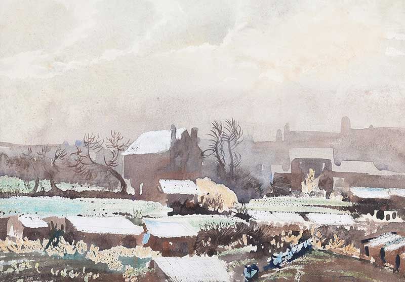 ALLOTMENTS, JANUARY by Joseph Stocks at Ross's Online Art Auctions