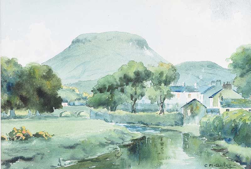 CUSHENDALL, COUNTY ANTRIM by Charles McAuley at Ross's Online Art Auctions