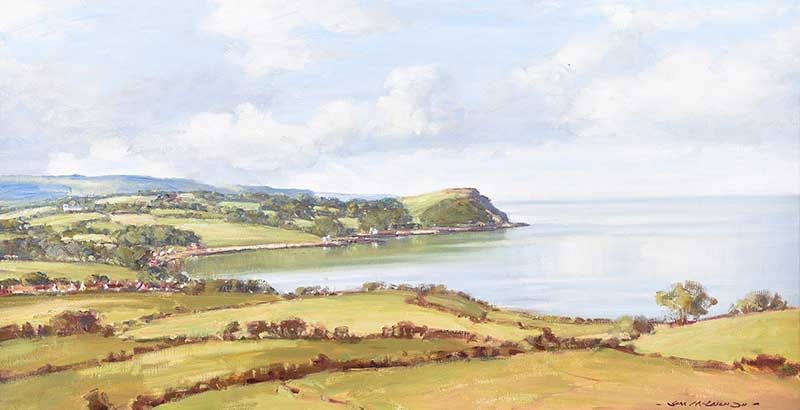 BALLYGALLY HEAD, COUNTY ANTRIM by Samuel McLarnon UWS at Ross's Online Art Auctions