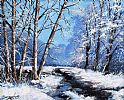 WINTER TREES by Andy Saunders at Ross's Online Art Auctions
