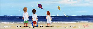 A DAY BY THE SEA by Michelle Carlin at Ross's Online Art Auctions