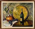 STILL LIFE, CHAMPAGNE & FRUIT by William Henry Burns at Ross's Online Art Auctions