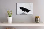 CROW CALLING by Jeff Adams at Ross's Online Art Auctions