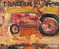 BIG RED TRACTOR by David Johnston at Ross's Online Art Auctions