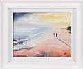 EARLY MORNING BEACH STROLL by Paula McKinney at Ross's Online Art Auctions