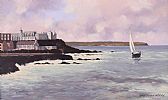 SAILING OFF PORTSTEWART by Gregory Moore at Ross's Online Art Auctions