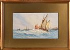 OUT SAILING by J. Hill at Ross's Online Art Auctions