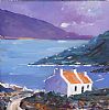 OLD COTTAGE OF TRA NA ROSSAN, DOWNINGS by Sean Lorinyenko at Ross's Online Art Auctions