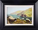 SHEEP NEAR THE GIANTS CAUSEWAY by Keith Glasgow at Ross's Online Art Auctions
