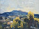 BROOM, MONT VENTOUX, PROVENCE by Margaret Leathart at Ross's Online Art Auctions