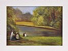 PICNIC BY THE RIVER LAGAN by Jack Caprani at Ross's Online Art Auctions
