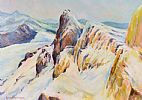 SLIEVE BERNAGH, MOURNE MOUNTAINS by Roland A.D. Inman at Ross's Online Art Auctions
