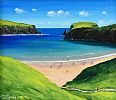 SILVER STRAND BEACH, DONEGAL by Sean Loughrey at Ross's Online Art Auctions