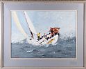 BRAVING THE SWELL by Marie Carroll at Ross's Online Art Auctions