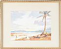PALM TREE BY THE SHORE by Wise at Ross's Online Art Auctions