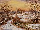 WINTER SUNSHINE by E. DRYSDALE at Ross's Online Art Auctions